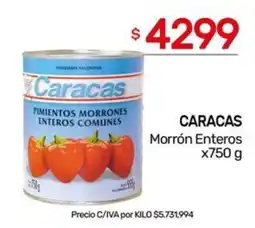 Nini Mayorista Caracas morrón enteros oferta