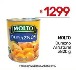 Nini Mayorista Molto durazno al natural oferta