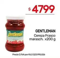 Nini Mayorista Gentleman cereza frasco marasch. oferta