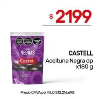 Nini Mayorista Castell aceituna negra dp oferta