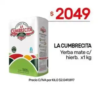 Nini Mayorista La cumbrecita Yerba mate c/ hierb. oferta