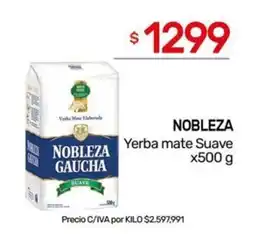 Nini Mayorista Nobleza Yerba mate Suave oferta