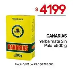 Nini Mayorista Canarias yerba mate sin palo oferta