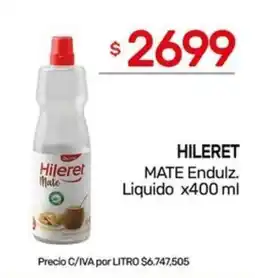 Nini Mayorista Hileret Mate Endulz. Liquido oferta