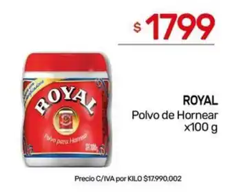 Nini Mayorista Royal polvo de hornear oferta
