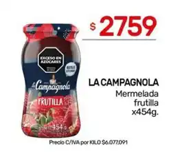 Nini Mayorista La campagnola mermelada frutilla x454g. oferta