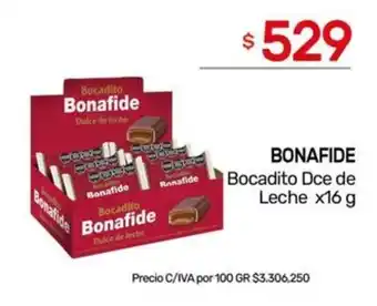 Nini Mayorista Bonafide bocadito dce de leche oferta
