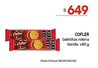 Nini Mayorista Cofler galletitas rellena Vainilla oferta