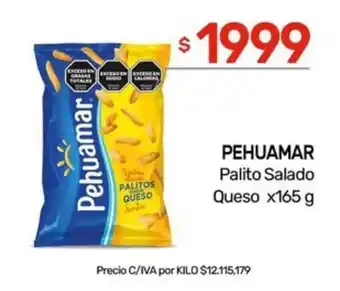 Nini Mayorista Pehuamar Palito Salado Queso oferta