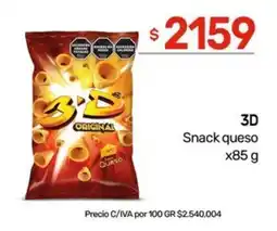 Nini Mayorista 3D Snack queso oferta