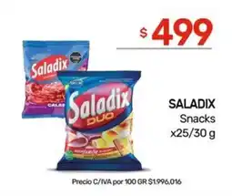Nini Mayorista Saladix snacks oferta