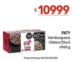 Nini Mayorista Paty Hamburguesa Clásica oferta