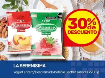 Nini Mayorista La serenisima Yogurt entero/Descremado bebible Sachet sabores oferta