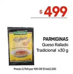 Nini Mayorista Parmiginas queso rallado tradicional oferta