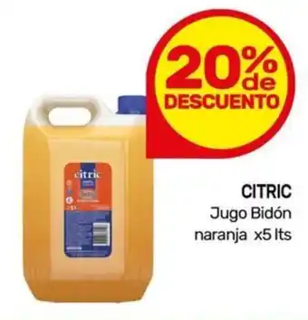 Nini Mayorista Citric jugo bidón naranja oferta