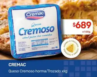 Nini Mayorista Cremac Queso Cremoso horma/Trozado oferta