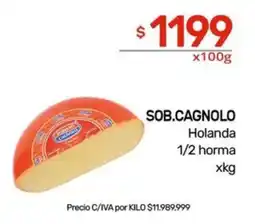 Nini Mayorista Sob.cagnolo holanda 1/2 horma oferta