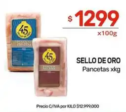 Nini Mayorista Sello de oro pancetas oferta