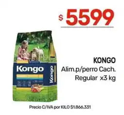 Nini Mayorista Kongo Alim.p/perro Cach. Regular oferta