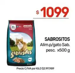 Nini Mayorista Sabrositos alim.p/gato sab. pesc. oferta