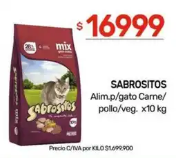 Nini Mayorista Sabrositos Alim.p/gato Carne/ pollo/veg. oferta