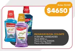 Supermercados Tadicor Enjuague bucal colgate variedades oferta