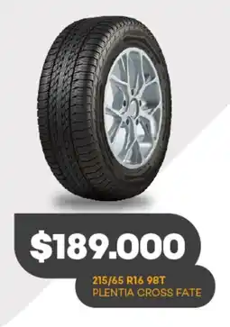 Supermercados Tadicor 215/65 R16 98T Plentia cross fate oferta