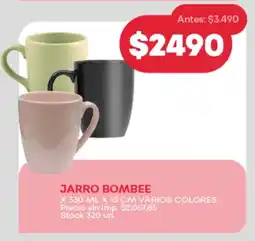 Supermercados Tadicor Jarro bombee varios colores oferta