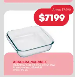 Supermercados Tadicor Asadera marinex clásica cuadrada oferta