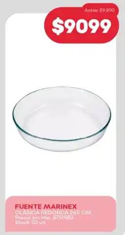 Supermercados Tadicor Fuente marinex clásica redonda oferta