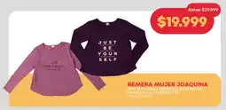 Supermercados Tadicor Remera mujer joaquina oferta