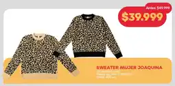 Supermercados Tadicor Sweater mujer joaquina oferta