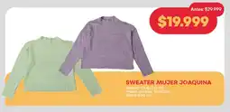 Supermercados Tadicor Sweater mujer joaquina oferta