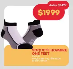 Supermercados Tadicor Soquete hombre one feet oferta
