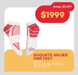 Supermercados Tadicor Soquete mujer one feet oferta