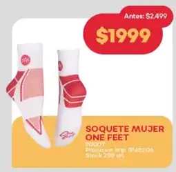 Supermercados Tadicor Soquete mujer one feet oferta