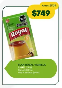 Super MAMI Flan royal vainilla light oferta