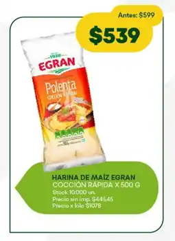 Super MAMI Harina de maíz egran cocción rápida oferta