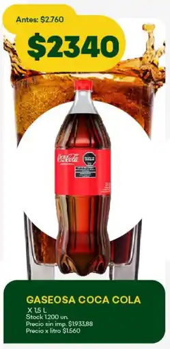 Super MAMI Gaseosa coca-cola oferta