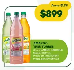 Super MAMI Amargo tres torres varios sabores oferta