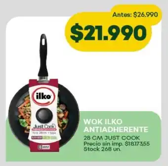 Super MAMI Wok ilko antiadherente just cook oferta