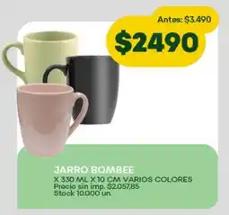 Super MAMI Jarro bombee varios colores oferta