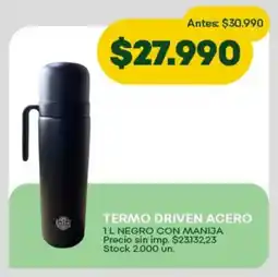 Super MAMI Termo driven acero negro con manija oferta
