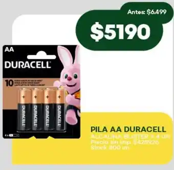 Super MAMI Pila aa duracell alcalina blister oferta