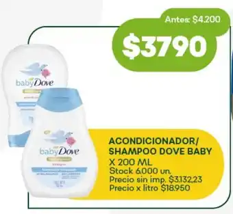 Super MAMI Acondicionador/ shampoo dove baby oferta