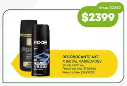 Super MAMI Desodorante axe variedades oferta