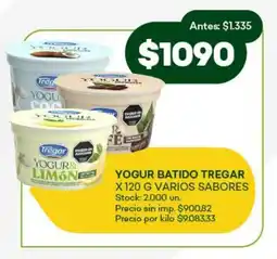 Super MAMI Yogur batido tregar varios sabores oferta