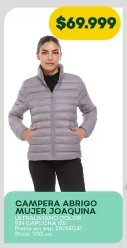Super MAMI Campera abrigo mujer joaquina oferta