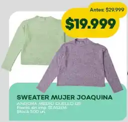 Super MAMI Sweater mujer joaquina oferta