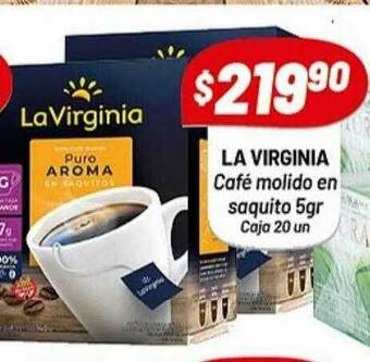 Almacor La Virginia Café Molido En Saquito oferta